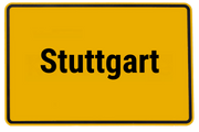Ortsschild Stuttgart