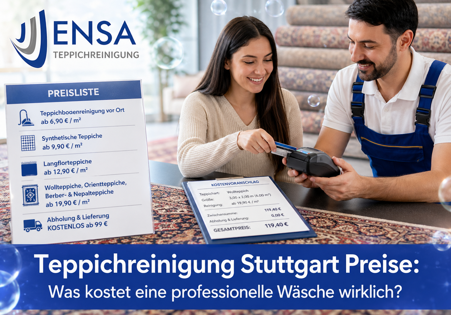 Teppichreinigung Stuttgart Preise: Was kostet eine professionelle Wäsche wirklich?