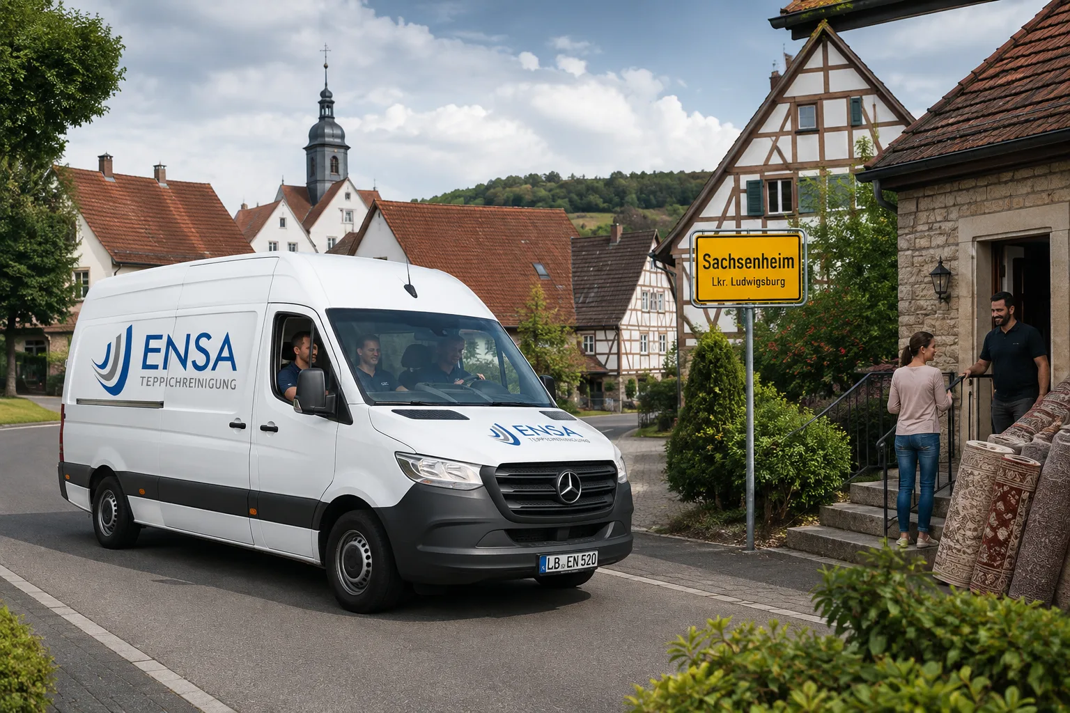 Professionelle Teppichreinigung in Sachsenheim und Umgebung